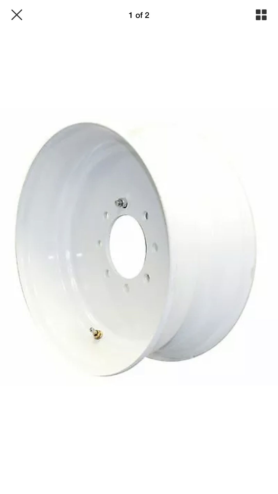 17.5 x 6.75 Truck, Trailer Wheel 8-6.5" Bolt Circle 4.75" Center Bore $100