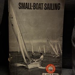 Vintage 1965 Boy Scouts Small-Boat Sailing Merit Badge Pamphlet - Rare Nostalgic Collectible