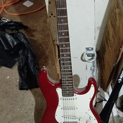 Squier Stratocaster electric guitar,