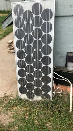 Solar Panels Battery And Converter 