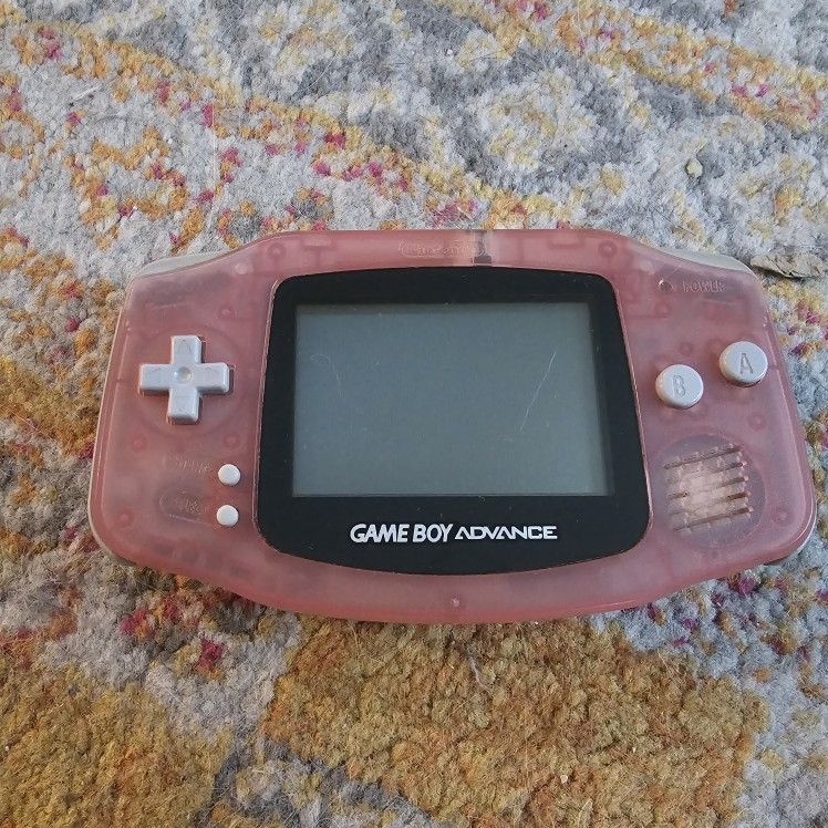 Pink GBA GameBoy Advanced