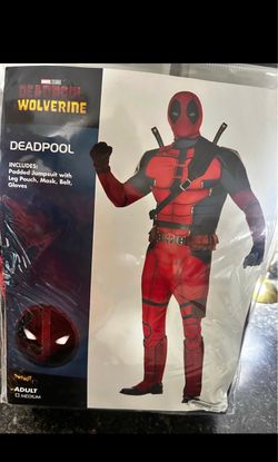 Deadpool costume adult medium