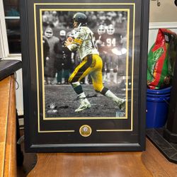 Terry Bradshaw Signed Frame