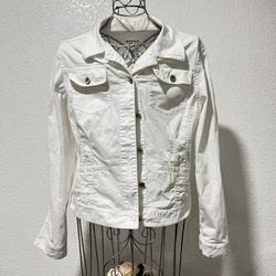 Jacket Vintage white denim jacket Size S