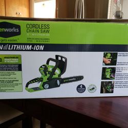 New 12" Cordless Chainsaw