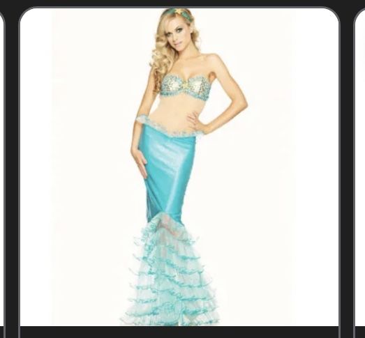 Mermaid Halloween costume, small adult women