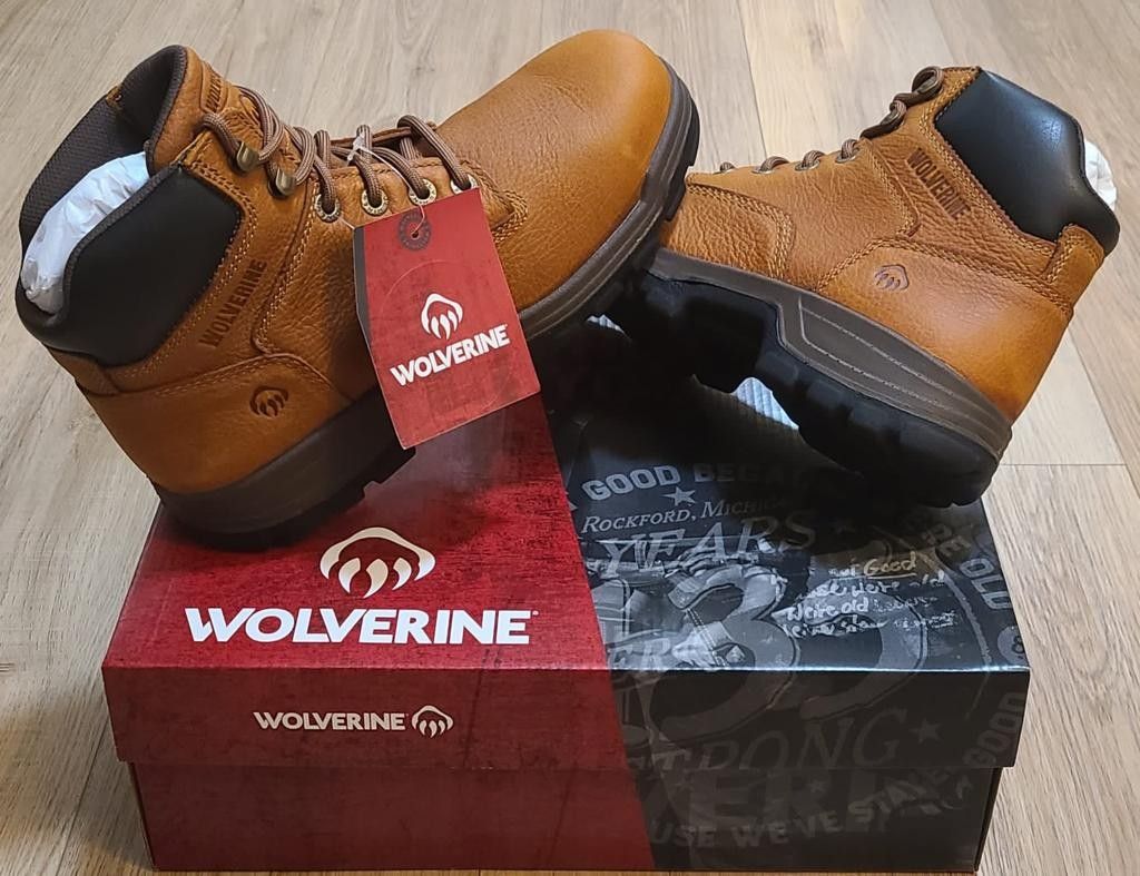 Wolverine Work Boots Size 8 And 10 For Men
