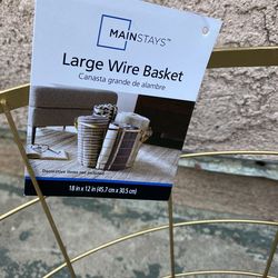 Large Wire Baskets $16 Each Canastas De Alambre Grandes