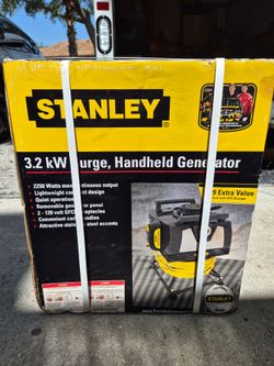 Stanley 3.2 kw surge handheld generator