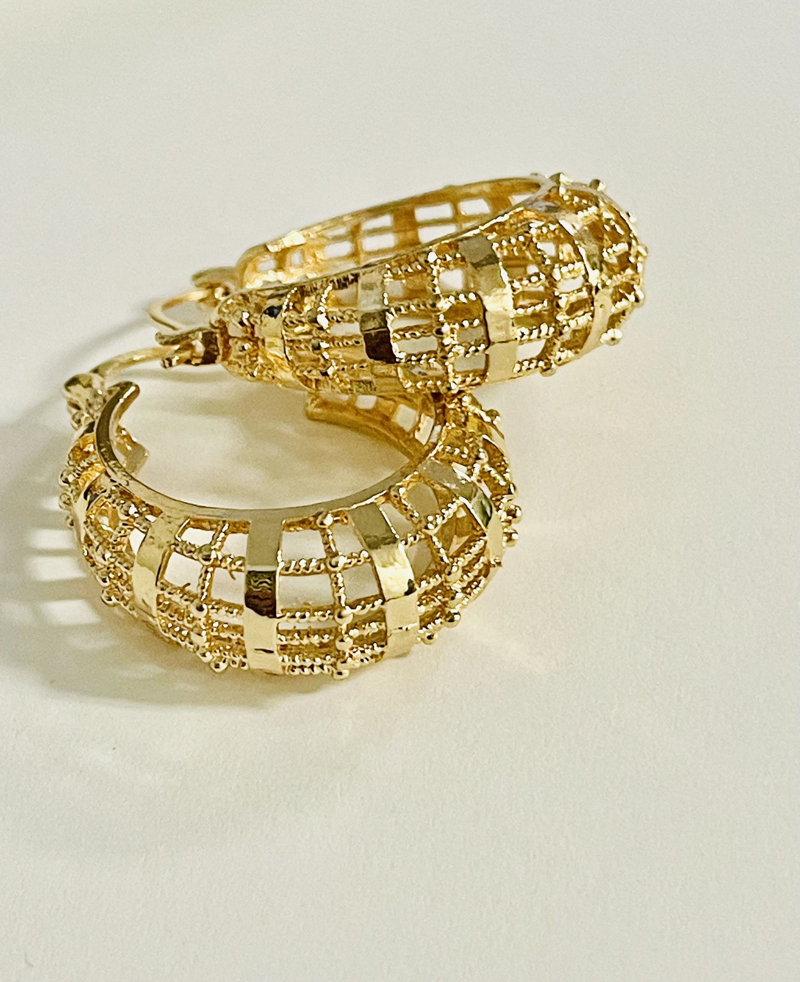  gold plated 14k earrings