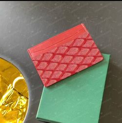Luxury red wallet