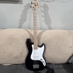 Squier Bass Guitar , Corbin 6 String Electric Guitar And Marshall AMP