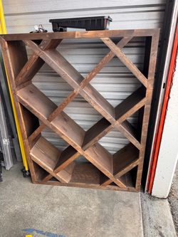 Wine rack handmade