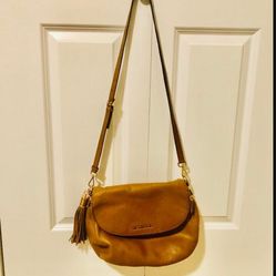 Michael Kors Weston Textured Leather Crossbody Bag in Brown (tan) 