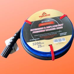 25 FT Heavy Duty Pressure Washer Hose