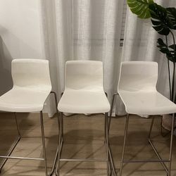 2 IKEA Bar Stools + 1 FREE 