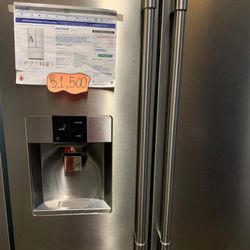 Stainless Steel Frigidaire 36” Refrigerator 