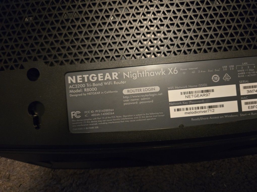 Netgear Nighthawk X6 Router