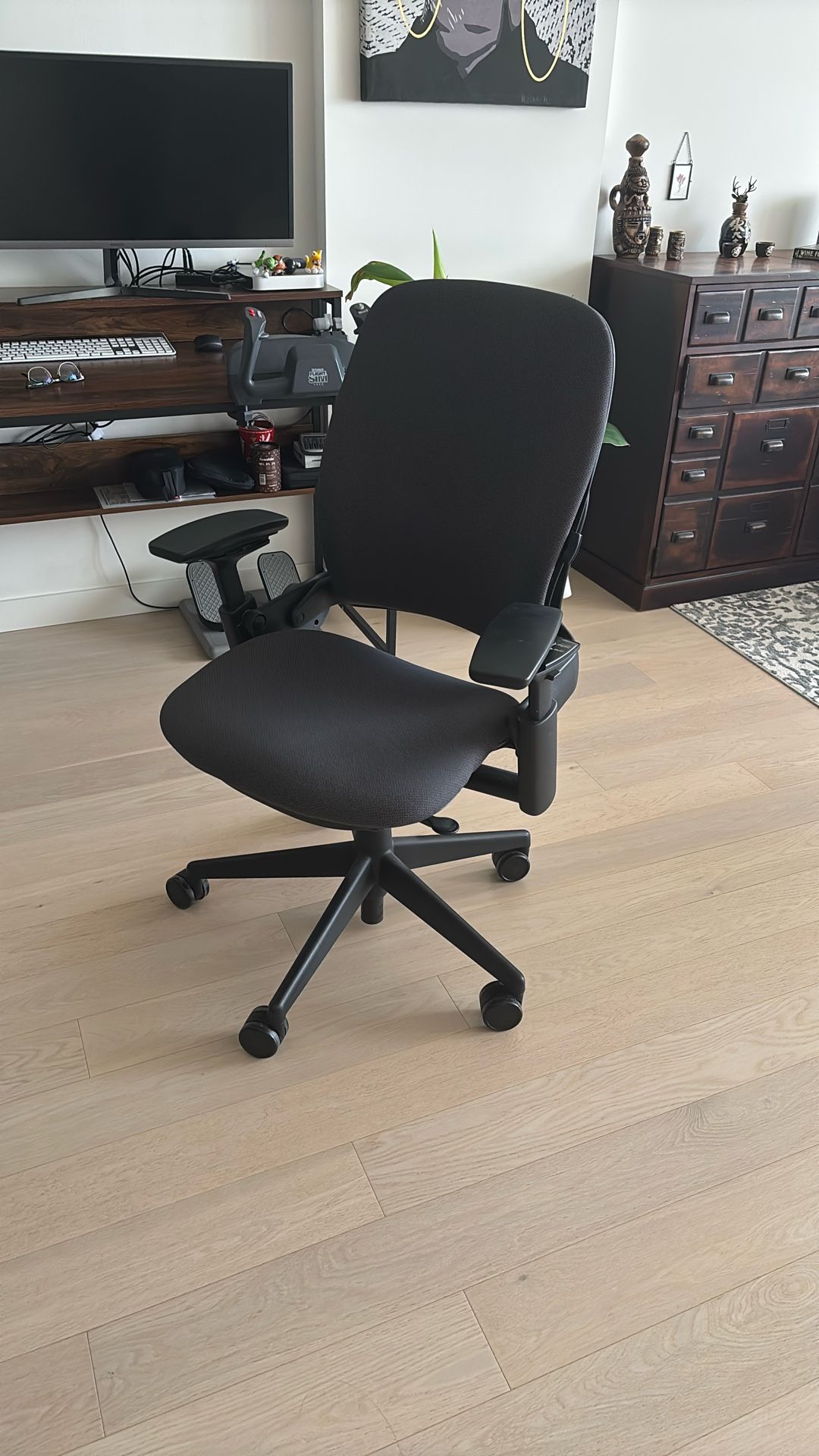 Steelcase Office Chair Leap V2 Black Fabric