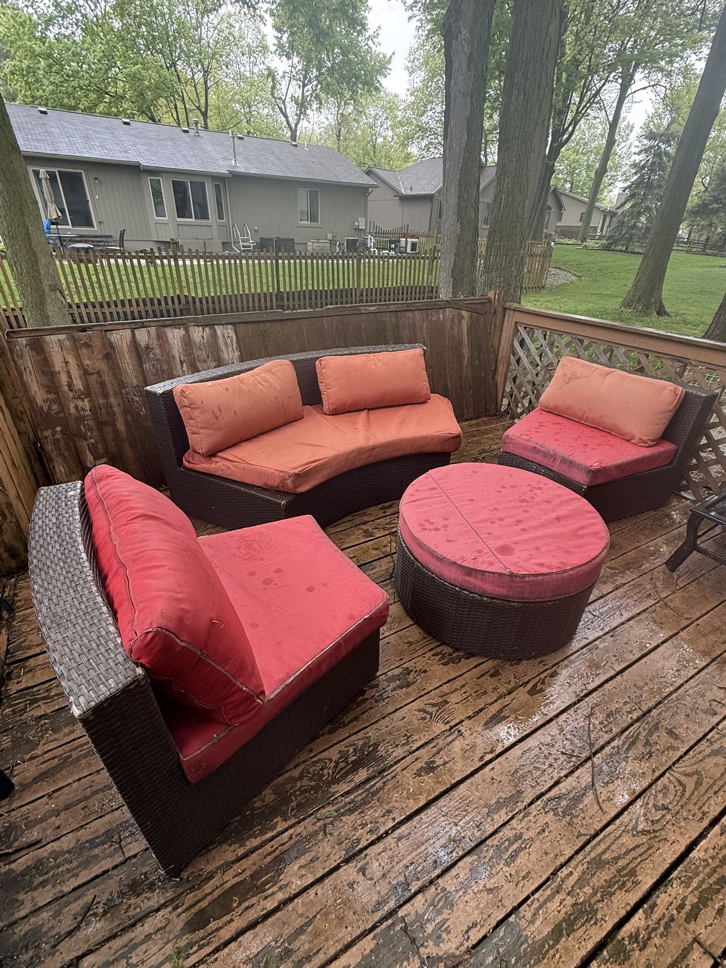 Wicker - 4 piece set