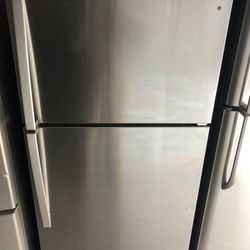 Whirlpool Top Freezer Refrigerator Stainless Steel