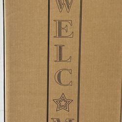 Members Mark Pre-Lit 72 Inch Welcome Star Porch Sign 