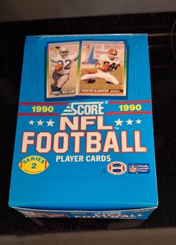 1990 Score Series 2 Football Wax Box