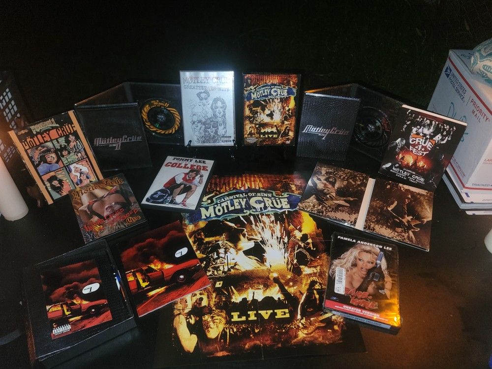 Lot Motley Crue Music Crash Your Car To 1&2 Crue Fest Carnival Sins Greatest Hit