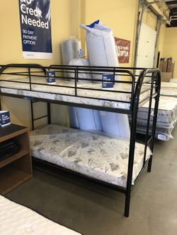 Bunk Bed with Mattresses