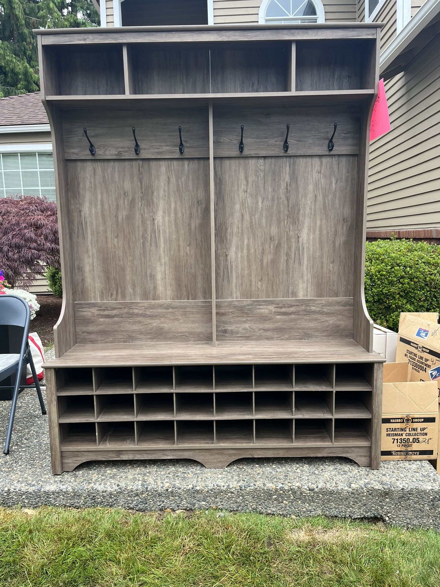Entry Bench/Coat Rack