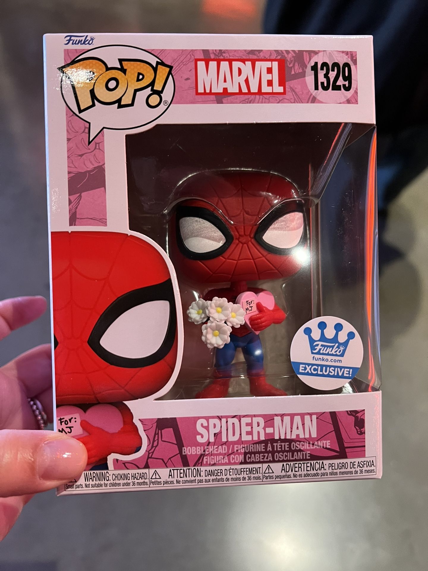 Funko Exclusive Spider-Man #1329 Valentine