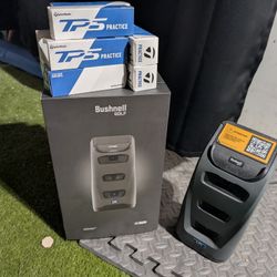 Bushnell LPI launch Monitor With Gold Subscription And TaylorMade Balls