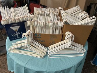 280 Adult White Hangers  All for $50.00