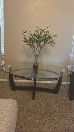 Coffee Table With Two End Tables