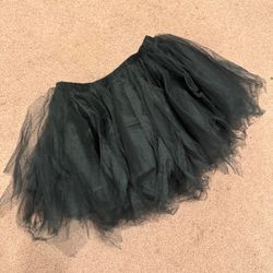 New large black tutu tulle skirt costume cosplay festival goth gothic short