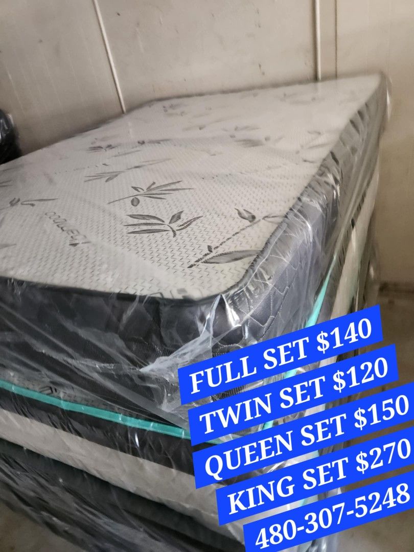 Full Mattress And Box Spring $140 