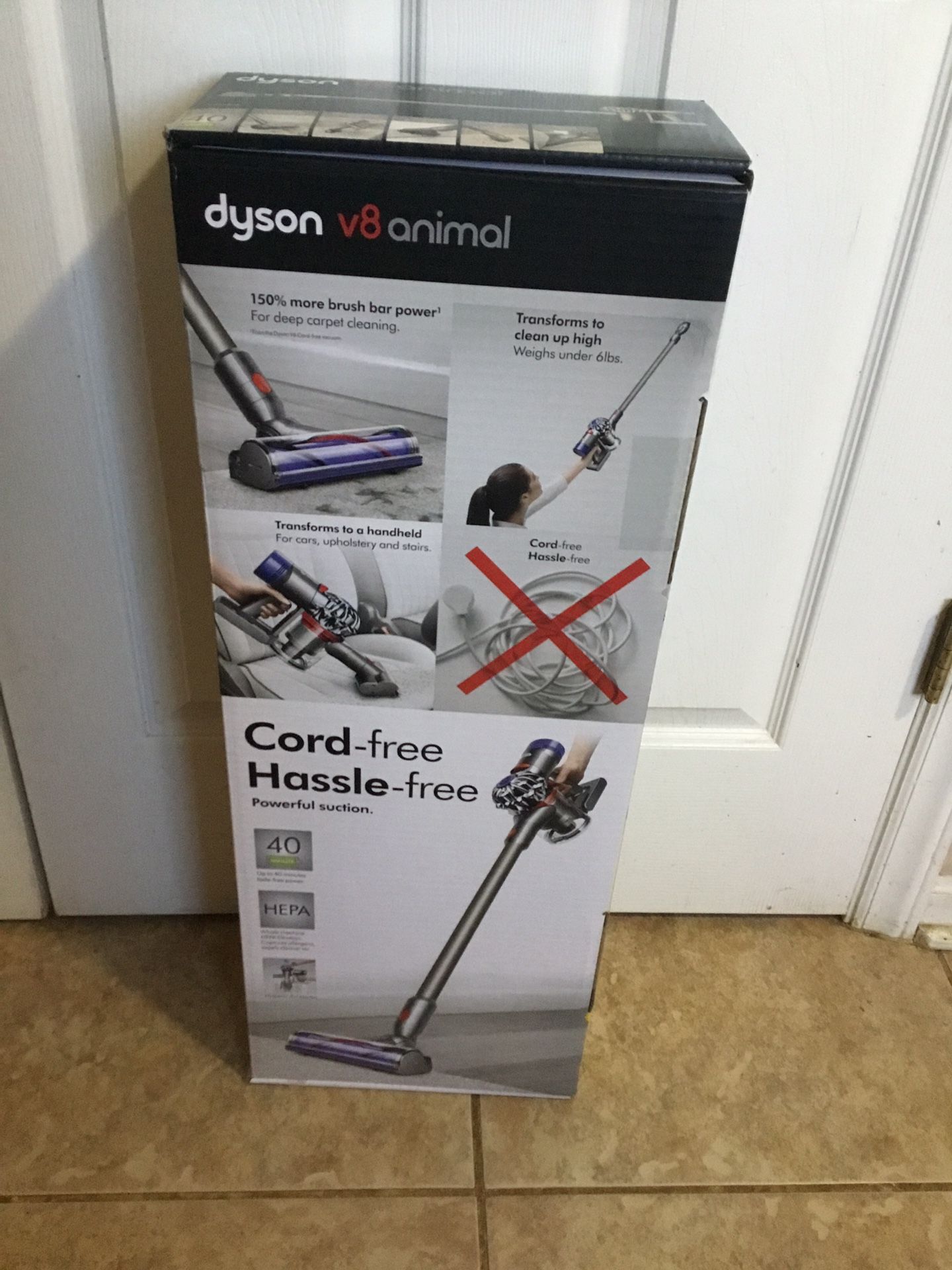 New!!! Dyson V8 Animal Stick Bagless Upright Cordless Vacuum Cleaner Titanium