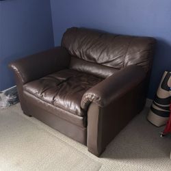 Arizona Leather Oversized Chair 