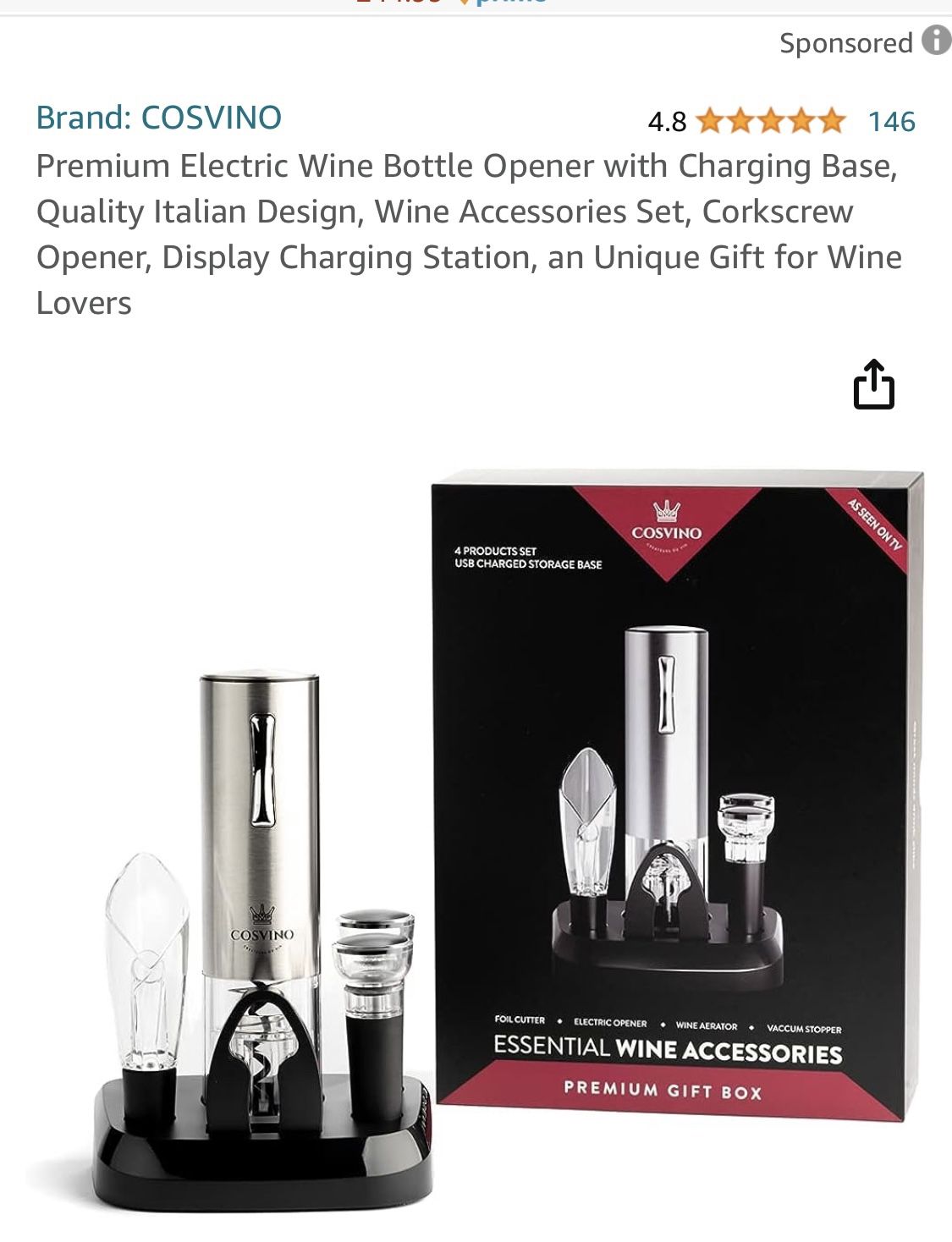 Electric Wine Bottle opener