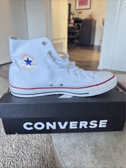 Converse Chuck Taylor All Star Hi in Optical White Size 10