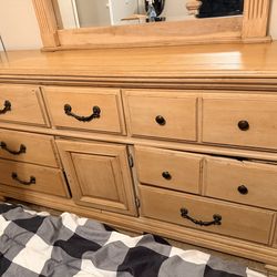 Bedroom set.  King size mattress and box spring.