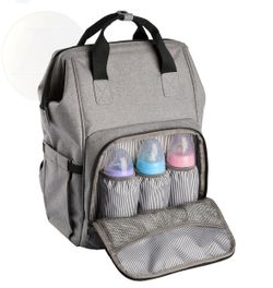 Diaper Backpack Bag Grey 