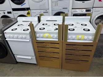 Brand new holidays white 4 burner range stove 20 inches