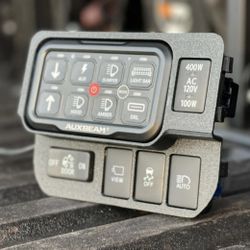 3rd Gen Tacoma Auxbeam 8 Gang Switch Panel Mount 
