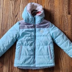 Gerry Girls Size 6T Teal Blue / Cream Reversible Jacket