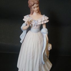 Vintage Homco Home Interiors Masterpiece Porcelain Figurine Sarah Jane (1998) 9" tall