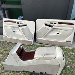 escalade door panels  and center console