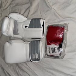 Brand New Boxing Gloves And Wraps