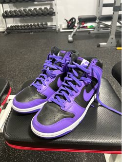 Nike Dunk - size 10 - Black/Purple