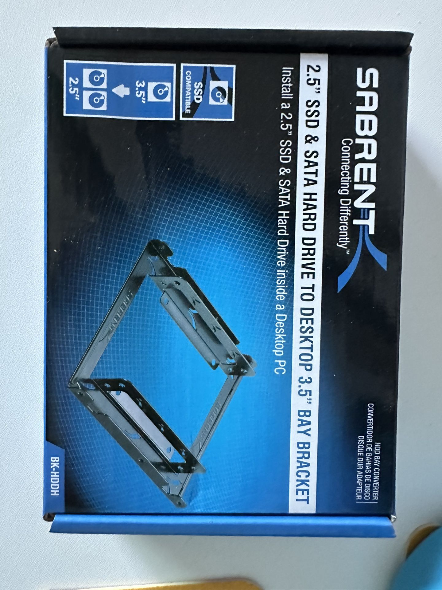 SSD 2.5” & Sata Hard Drive To Desktop 3.5” Bay Bracket